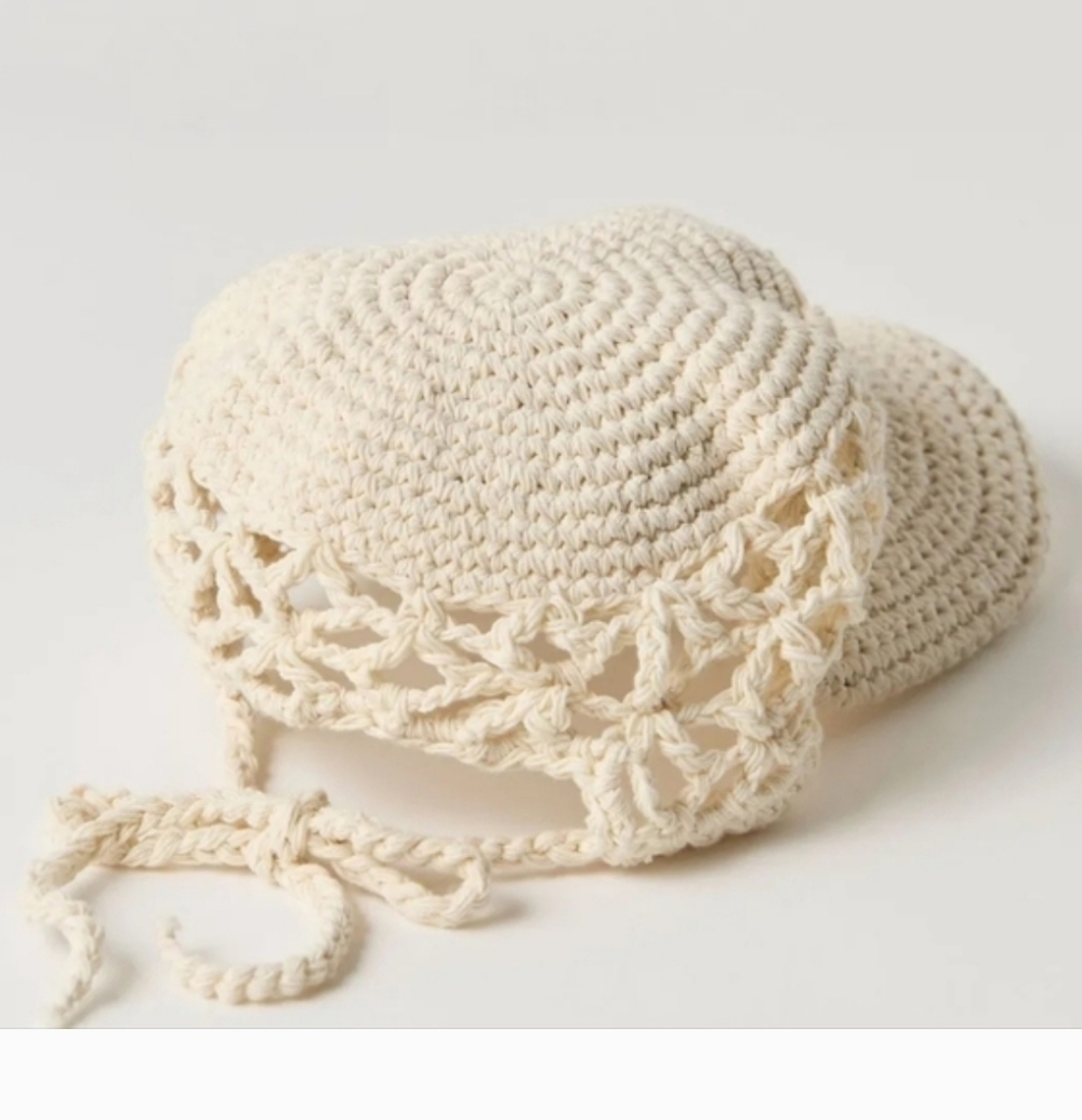 Free People Silvie Crochet Baseball Hat - Picture 8 of 8
